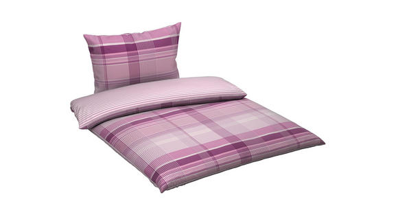 WENDEBETTWÄSCHE Satin 140/200 cm  - Mauve, KONVENTIONELL, Textil (140/200cm) - Novel