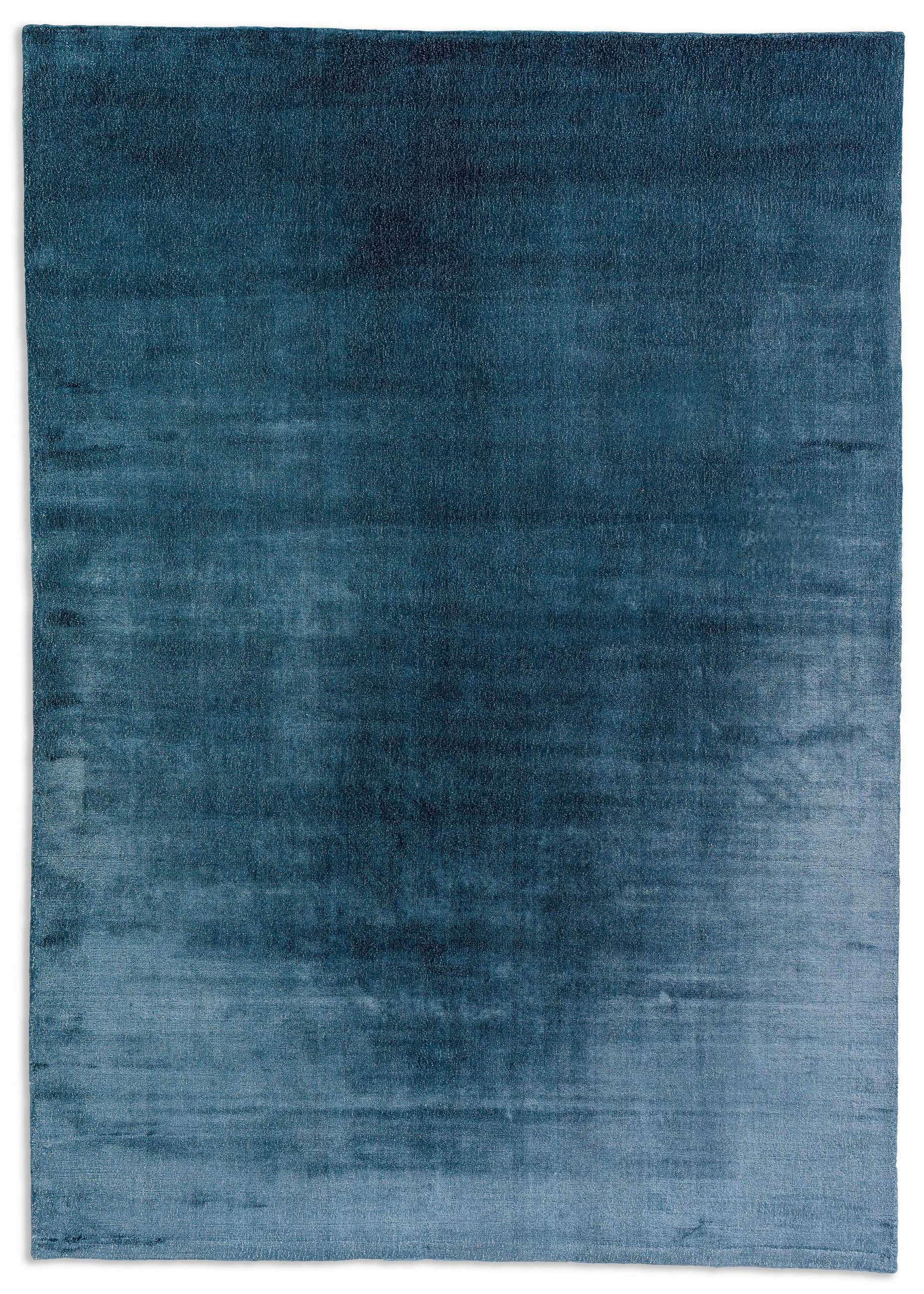 Schöner Wohnen Handwebteppich Aura Blau 170x240 cm