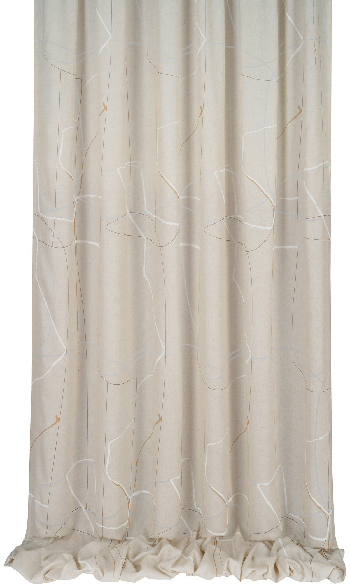 VORHANGSTOFF per lfm halbtransparent  - Perlmutt, Design, Textil (300 cmcm) - Esposa