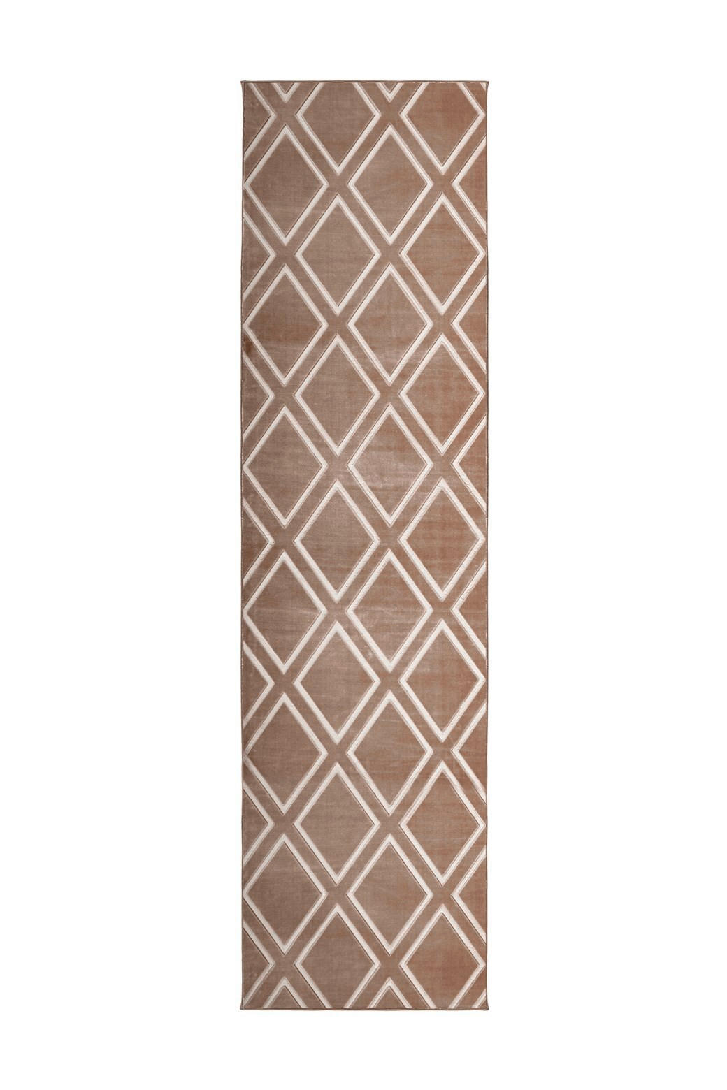 LÄUFER 80/150 cm Monroe 300 Taupe Taupe  - Taupe, KONVENTIONELL, Kunststoff/Textil (80/150cm)