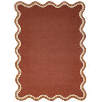WOLLTEPPICH 120/170 cm Rivo Wool Terracotta rechteckig  - Terracotta, Basics, Textil (120/170cm) - Flair Rugs