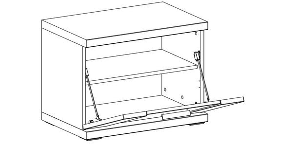 GARDEROBE 130,1/206,6/41,6 cm  - Eichefarben/Weiß, Design, Holzwerkstoff (130,1/206,6/41,6cm) - Xora