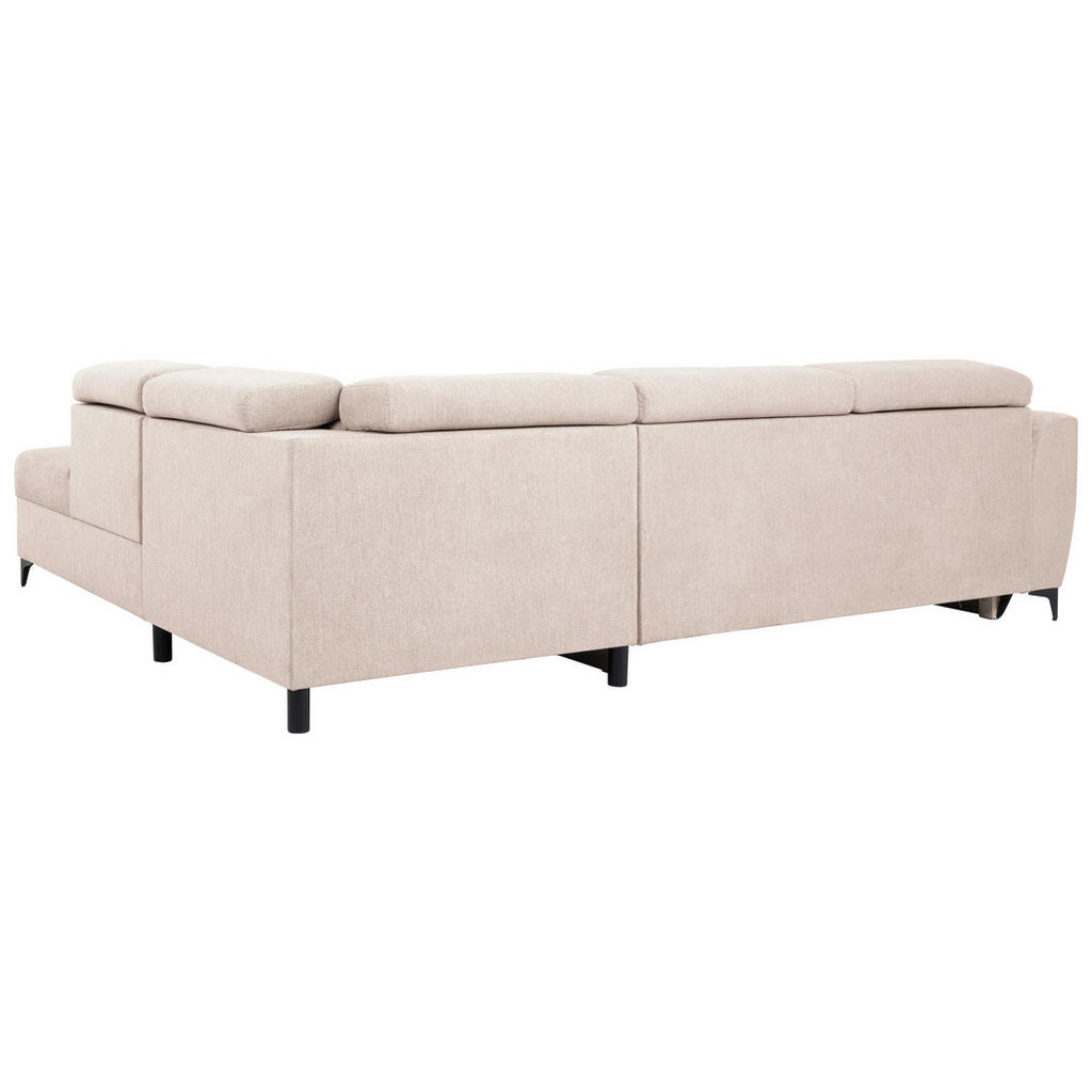 Thumbnail - Carryhome Ecksofa, Creme, Textil, 5-Sitzer, Ottomane rechts, L-Form, 255x217 cm, Wohnzimmer, Sofas & Couches, Wohnlandsc...