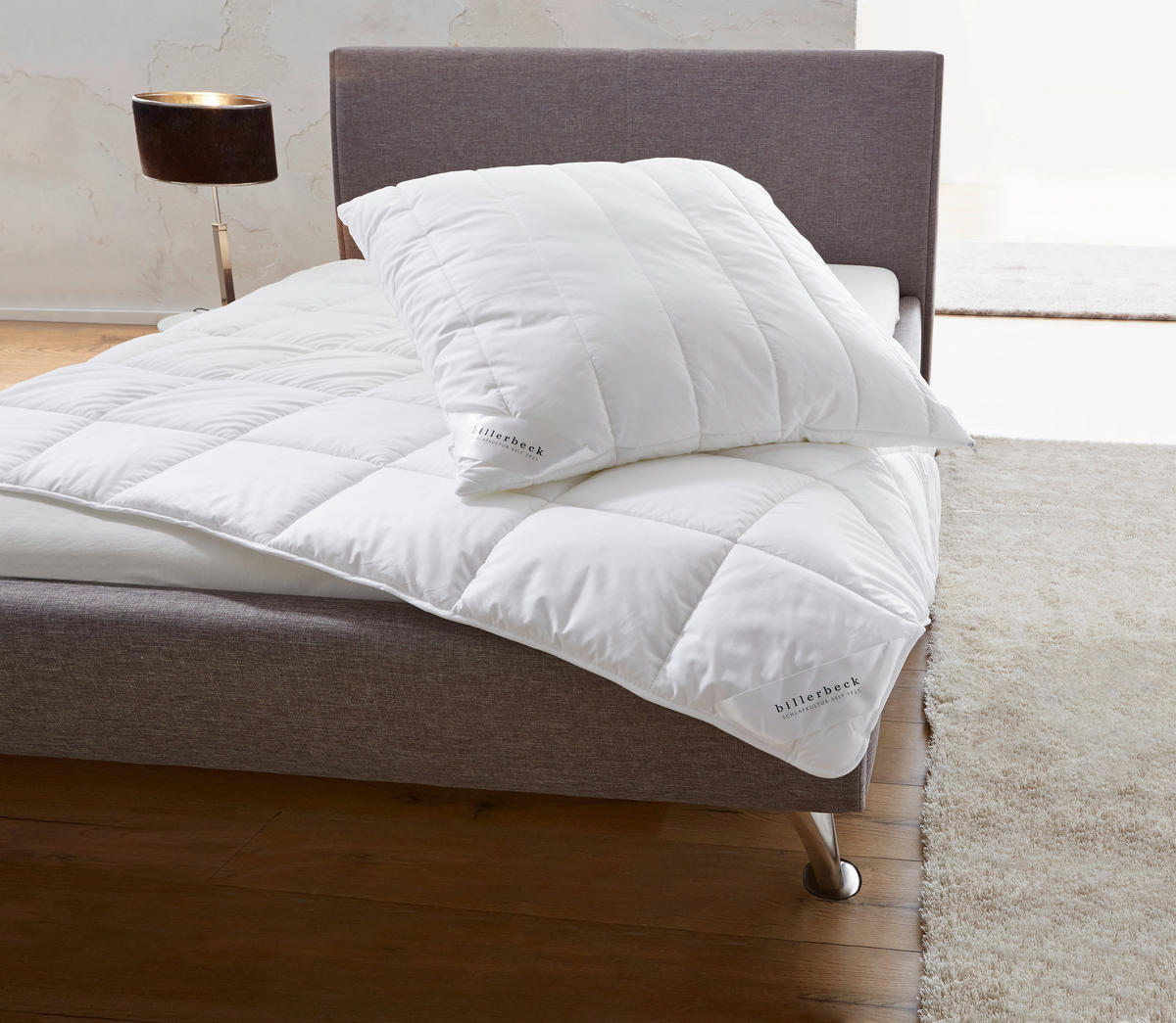 BETTENSET - Weiß, Basics, Naturmaterialien (135/200cm) - Billerbeck