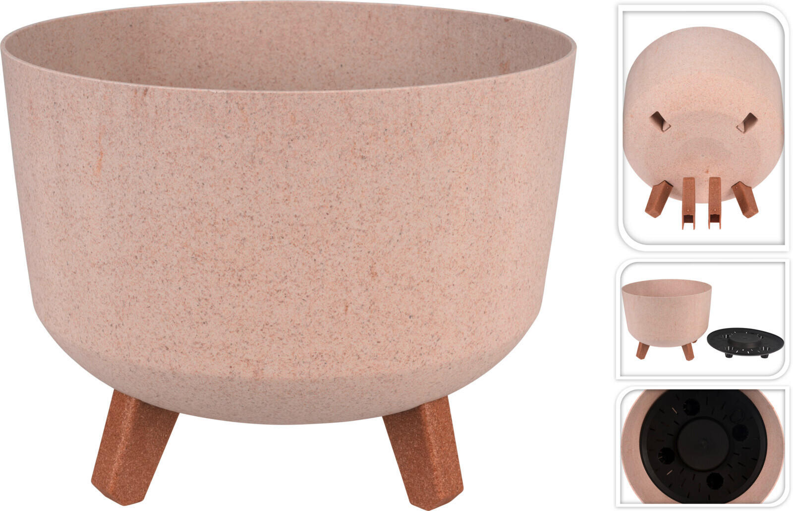 XXXL KVETINÁČ textil, 18/29.5/29.5 cm