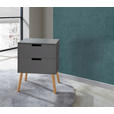 NACHTSCHRANK 40/60/30 cm Kiefer massiv  - Naturfarben/Grau, Design, Holz/Holzwerkstoff (40/60/30cm) - Xora