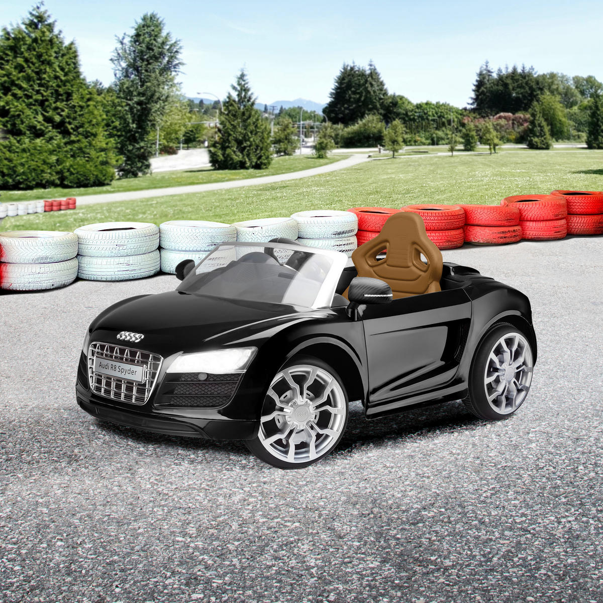AUTO NA DÁLKOVÉ OVLÁDÁNÍ - černá, Basics, kov/plast (120/50/62cm)