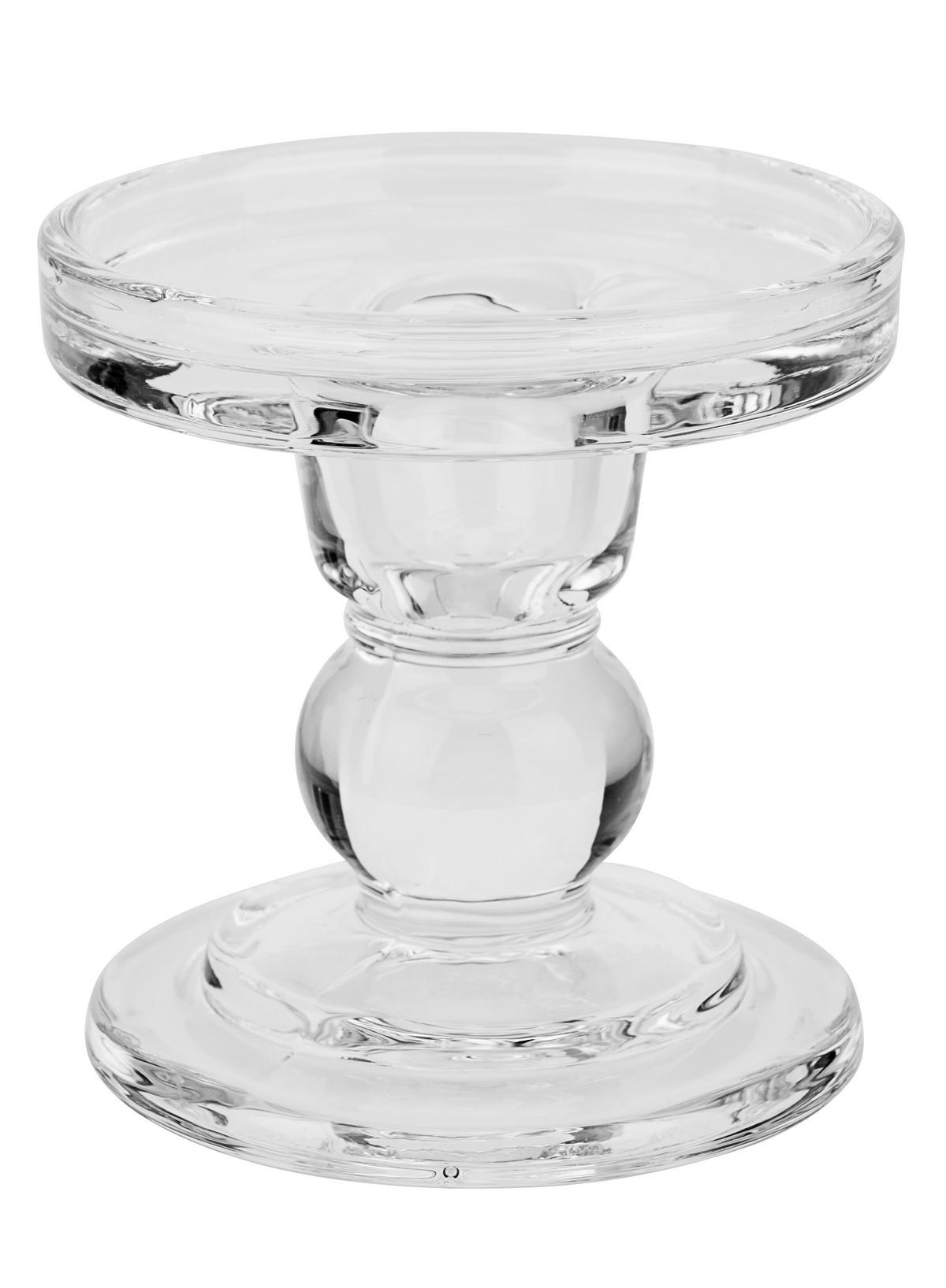 GYERTYATARTÓ - átlátszó, Basics, Üveg (8,5/8,8cm) - Ambia Home