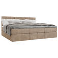 FAMILIENBETT - Schwarz/Braun, Design, Holzwerkstoff/Kunststoff (240/200cm) - Esposa