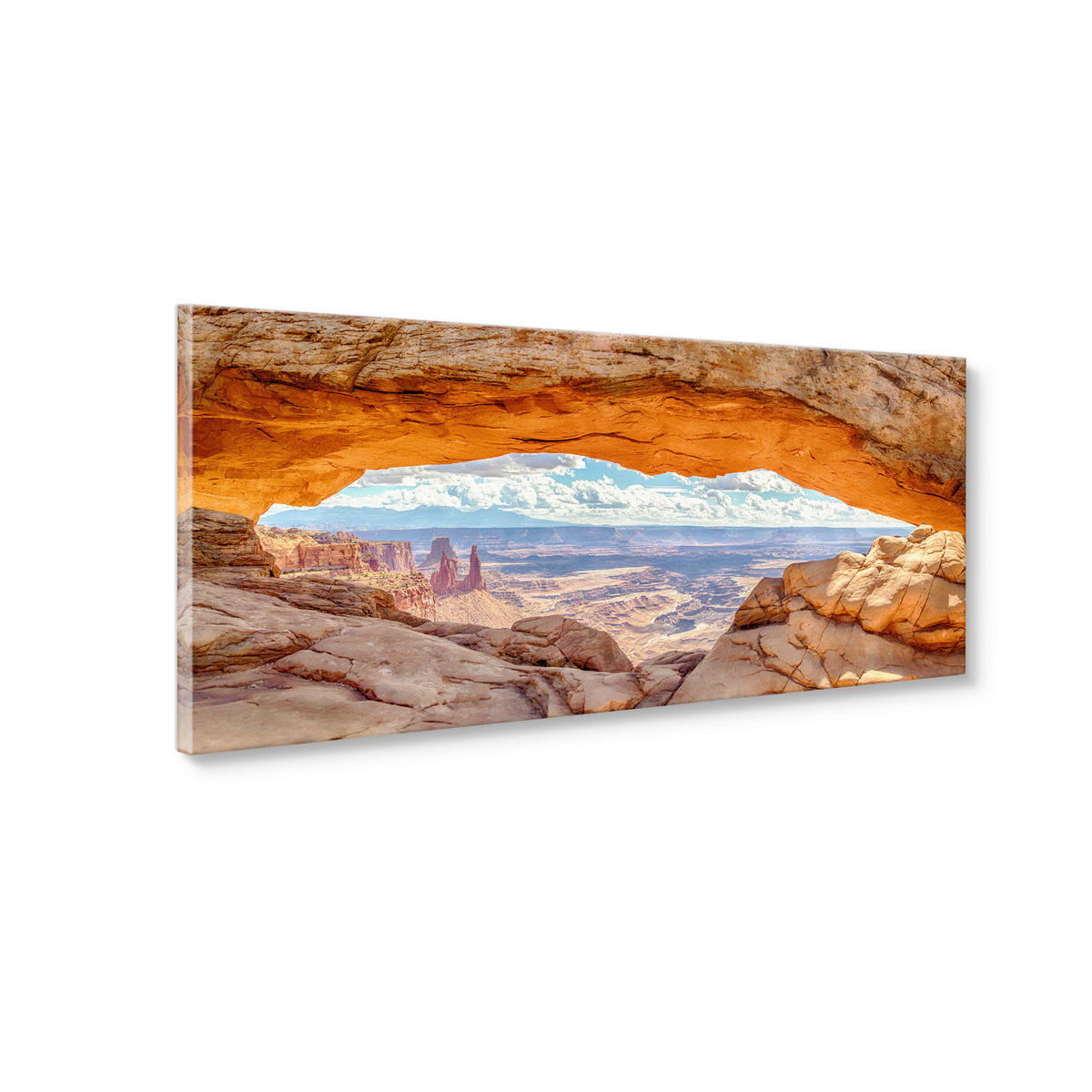 LEINWANDBILD Landschaft & Natur 150/60 cm  - Multicolor, Basics, Holz/Textil (150/60cm)