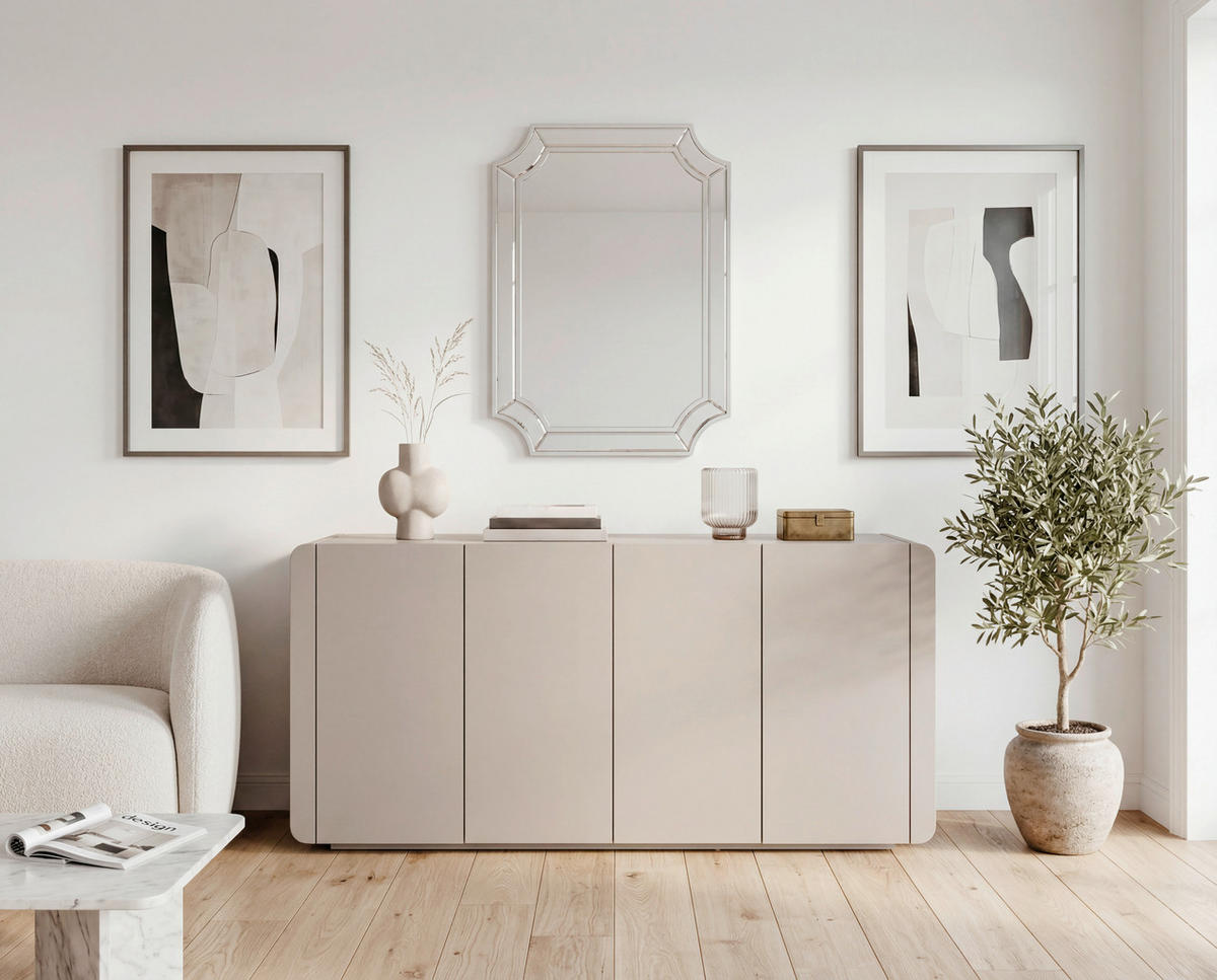 SIDEBOARD  175/88/39 cm  - Greige, Design, Holzwerkstoff (175/88/39cm) - MID.YOU