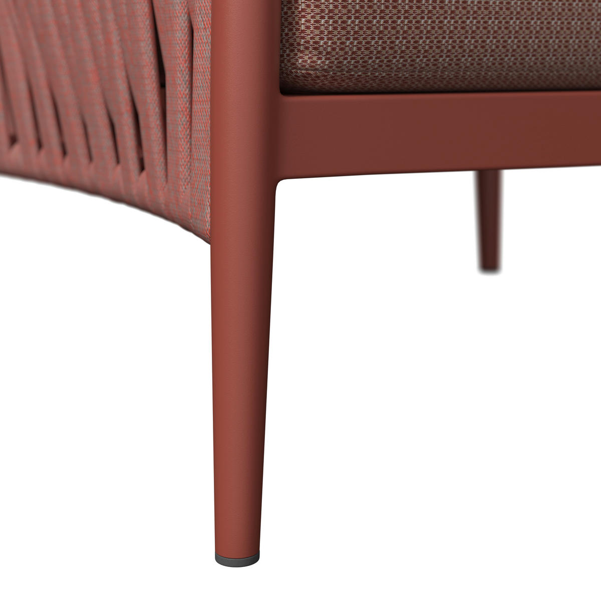 LOUNGESESSEL Rot Aluminium  - Rot, Design, Textil/Metall (91/68/81cm) - Amatio