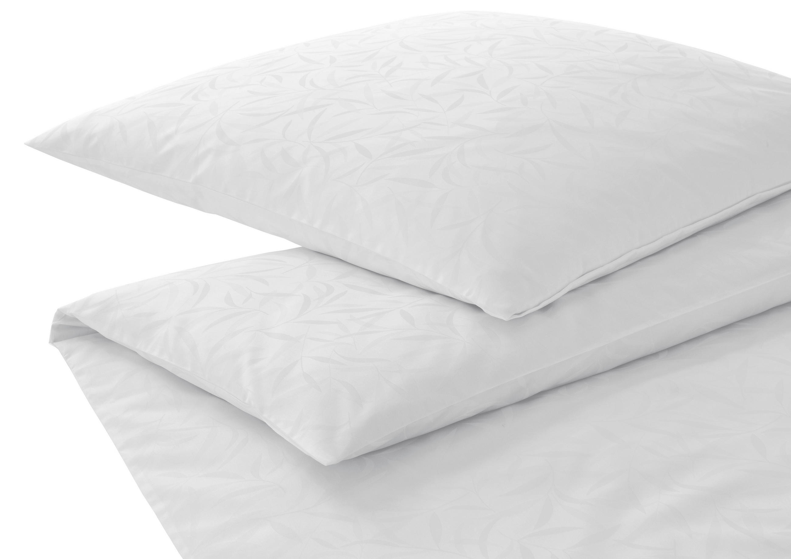 POSTELJNINA MURIEL 200/200 cm žakar bela  - bela, Konvencionalno, tekstil (200/200cm) - Elegante