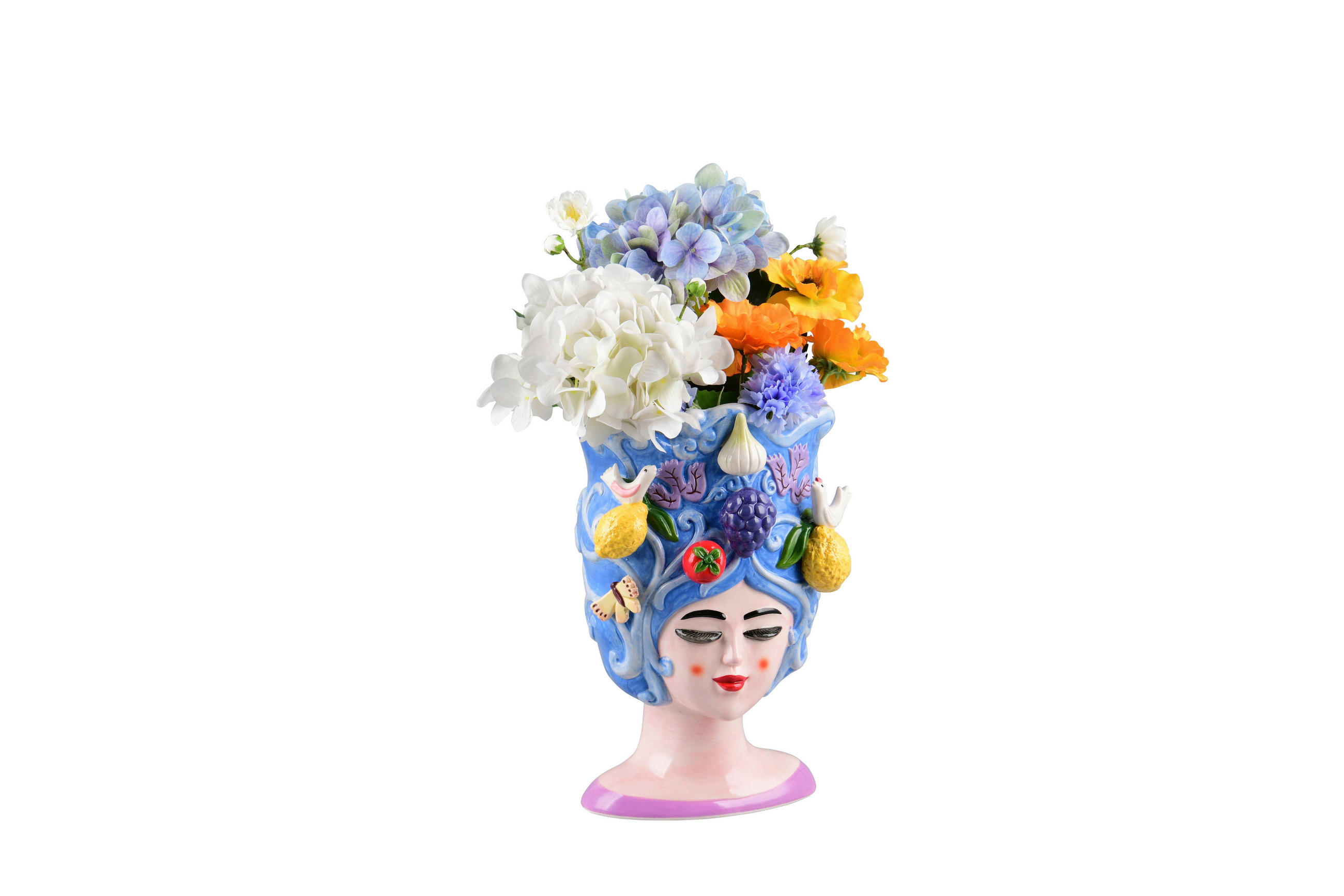DEKOVASE  - Multicolor, Basics, Keramik (18/29,5/18,5cm)
