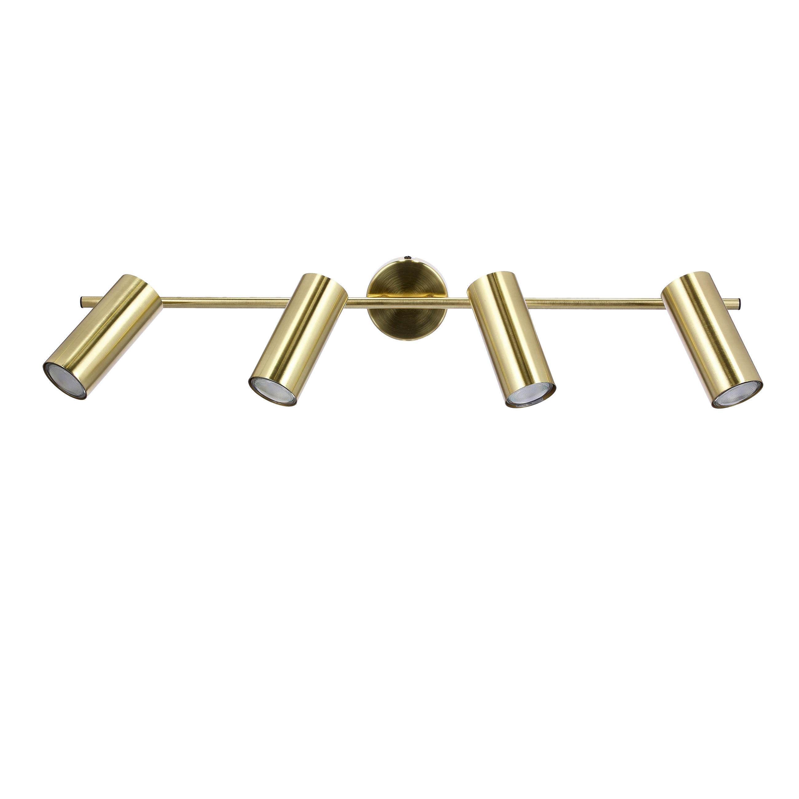 DECKENSTRAHLER 76/9/18 cm   - Messingfarben, KONVENTIONELL, Metall (76/9/18cm)