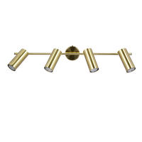 DECKENSTRAHLER 76/9/18 cm   - Messingfarben, KONVENTIONELL, Metall (76/9/18cm)
