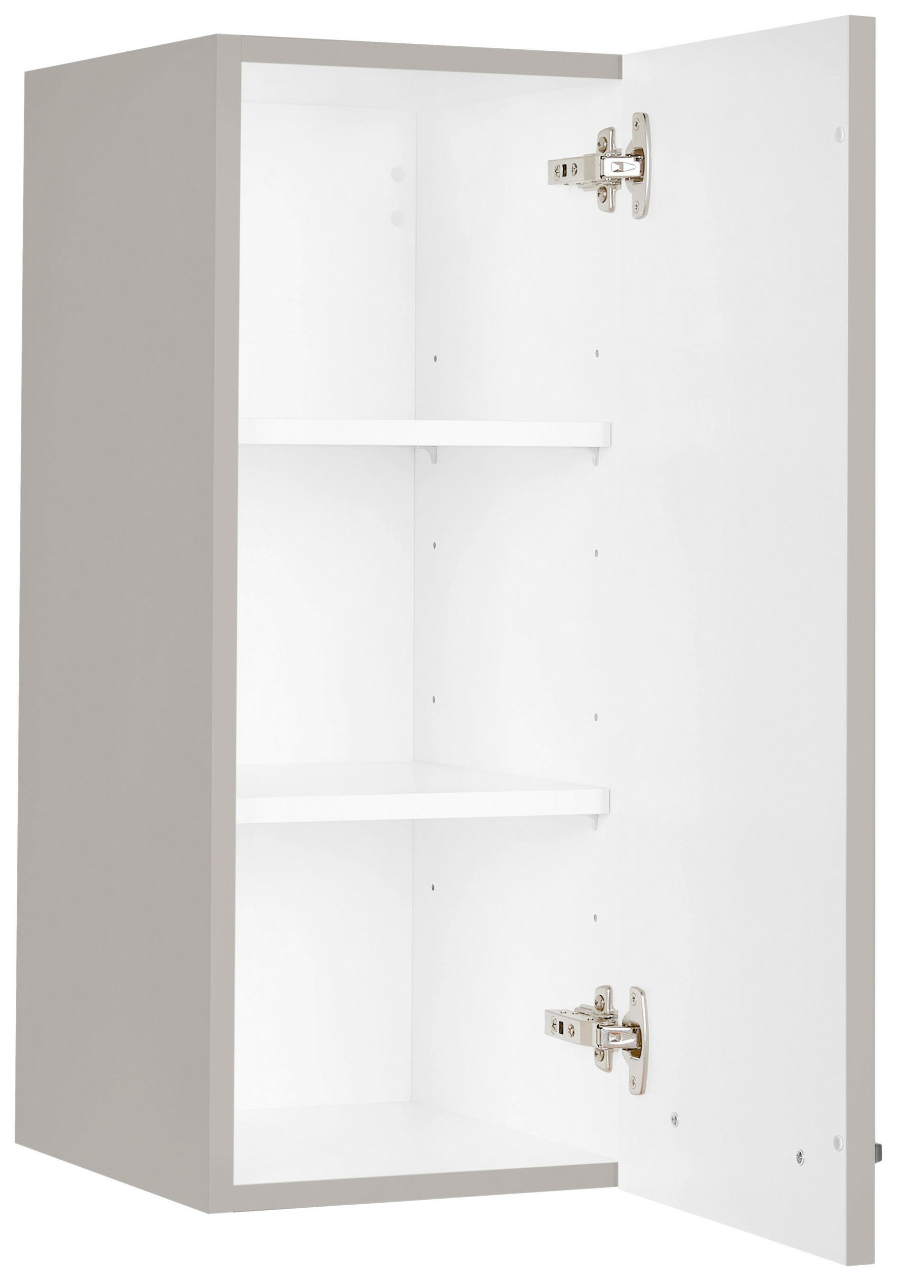 KÜCHENOBERSCHRANK 30/72/35 cm  in Grau  - Edelstahlfarben/Grau, MODERN, Holzwerkstoff/Metall (30/72/35cm) - Nobilia