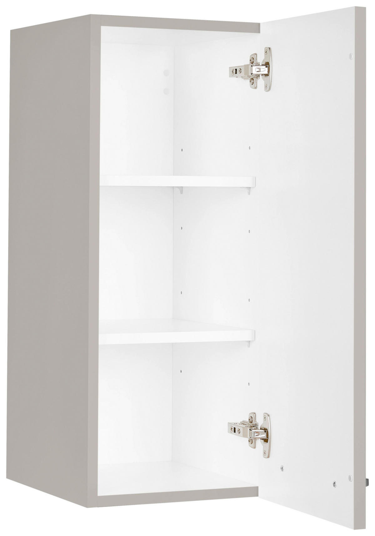 KÜCHENOBERSCHRANK 30/72/35 cm  in Grau  - Edelstahlfarben/Grau, MODERN, Holzwerkstoff/Metall (30/72/35cm) - Nobilia