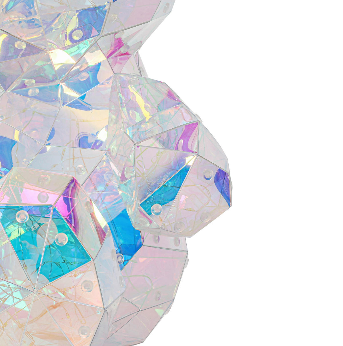 LED-DEKOLEUCHTE Bär 19/20/25 cm   - Transparent/Perlmutt, Design, Kunststoff (19/20/25cm) - Novel