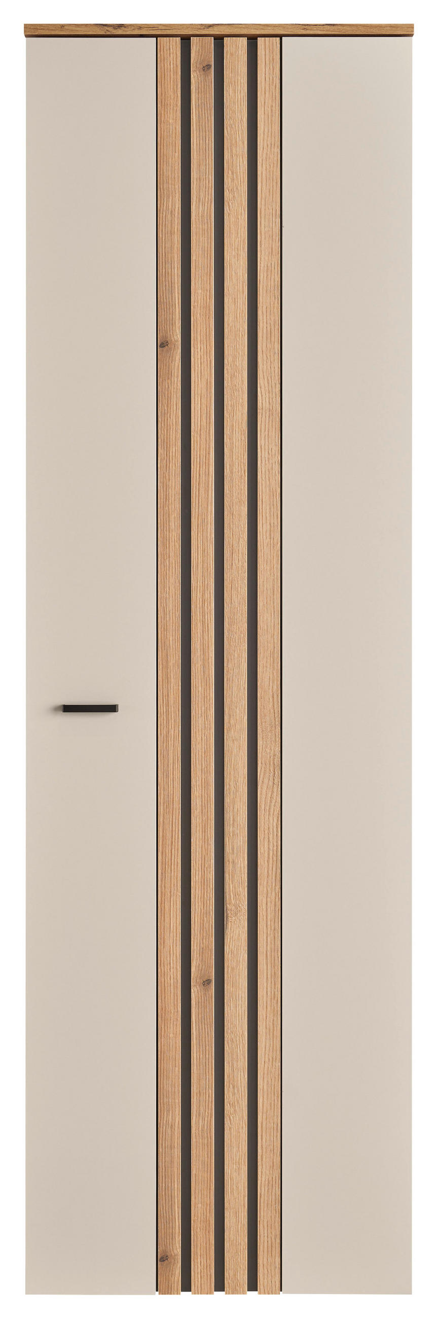 ORMAR ZA PREDSOBLJE  boja hrasta, kašmir  - kašmir/boja hrasta, Osnovno, pločasti materijal/plastika (60/197/38cm) - Xora