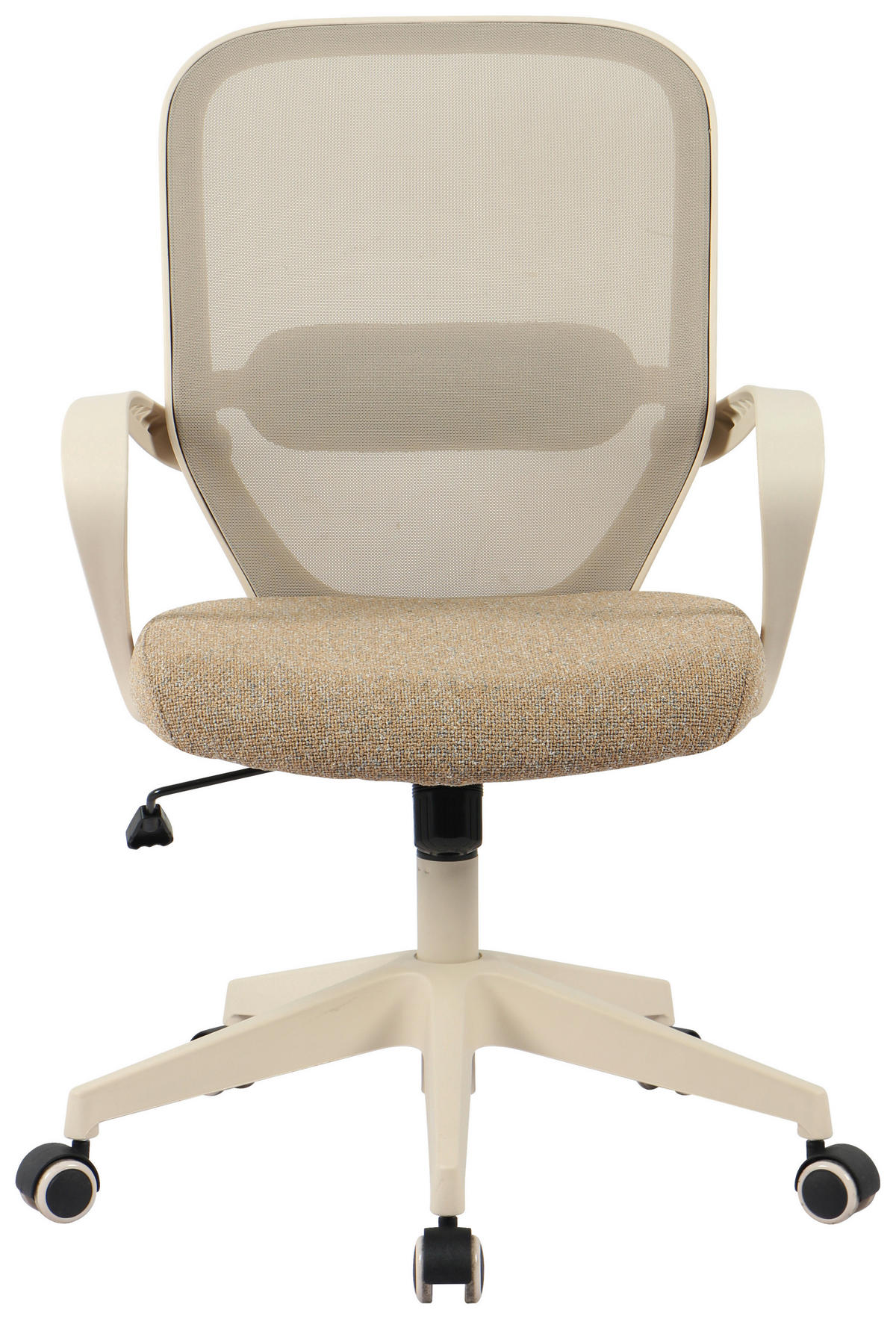 SNURRSTOL  i nätklädsel, vävt tyg beige  - beige, Modern, metall/textil (60/90-99.5/62,5cm) - Hom`in