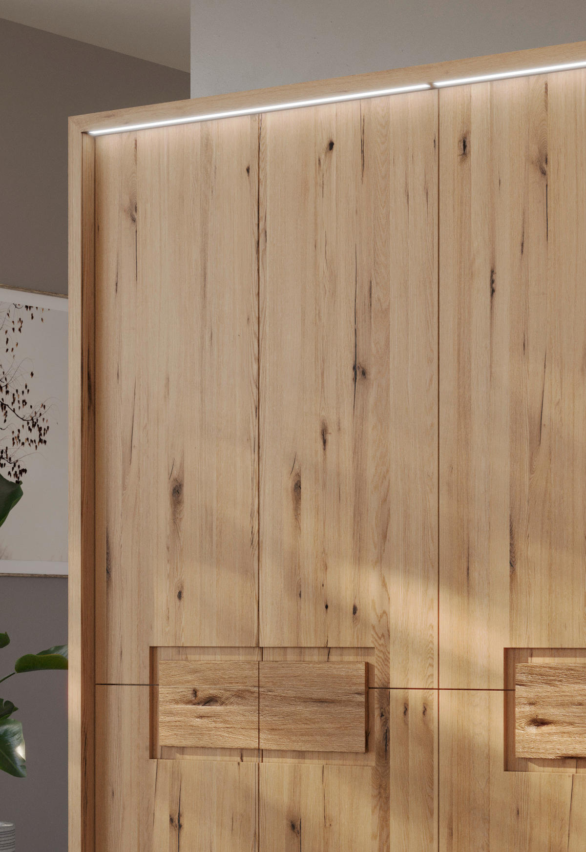 PASSEPARTOUTRAHMEN 310/4/10 cm Eichefarben  - Eichefarben, MODERN, Holz (310/4/10cm) - MID.YOU