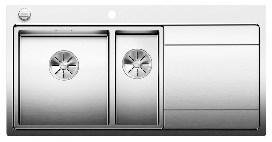 SPÜLE 521661  - Edelstahlfarben, Basics, Metall (100/20,4/51cm) - Blanco