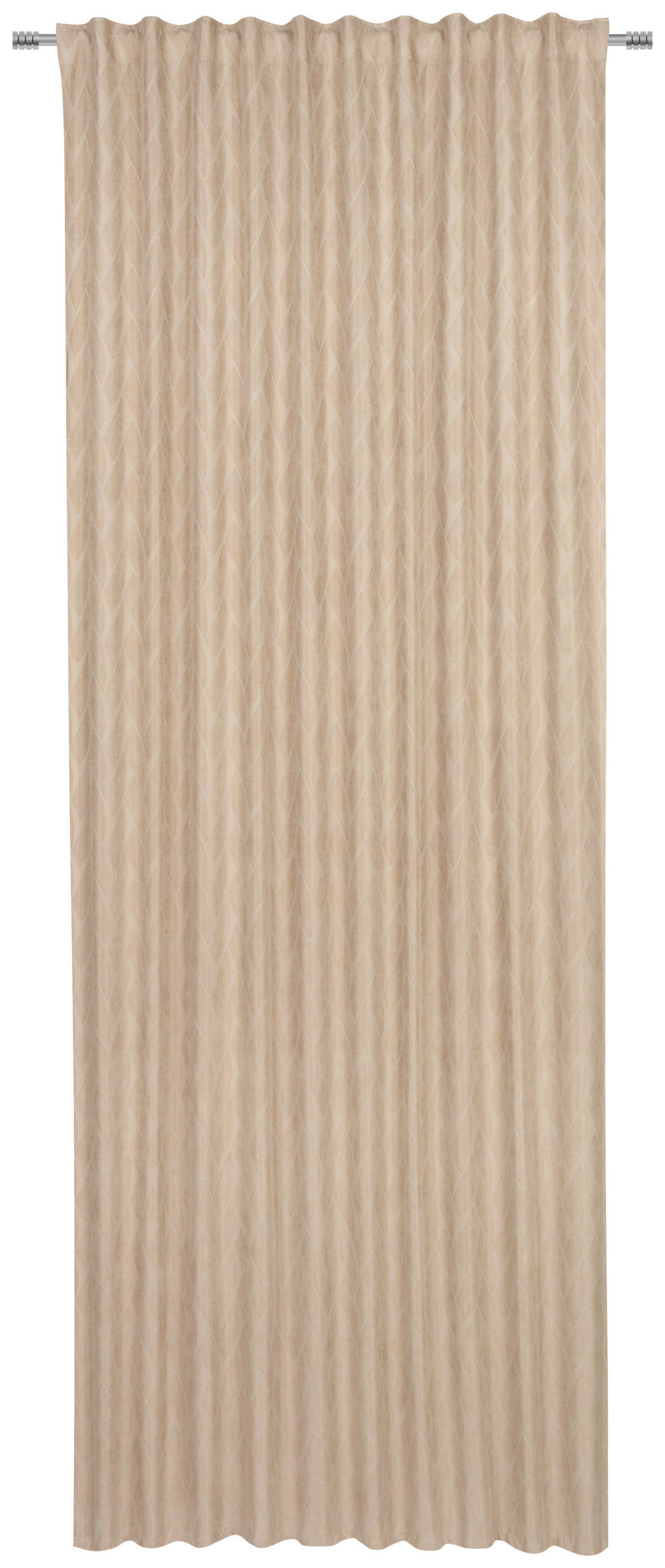 FERTIGVORHANG blickdicht  - Beige, Konventionell, Textil (140/260cm) - Dieter Knoll