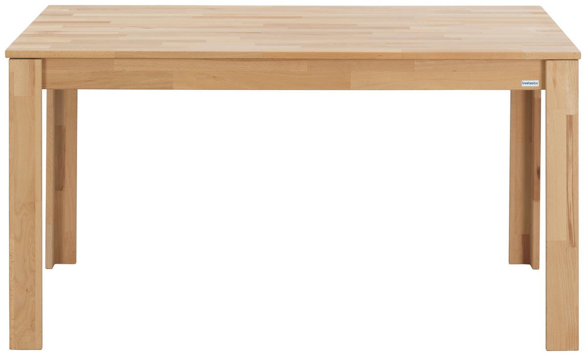 JÍDELNÍ STŮL, jádrový buk, 140-200/90/76 cm - jádrový buk, Natur, dřevo (140-200/90/76cm) - Livetastic