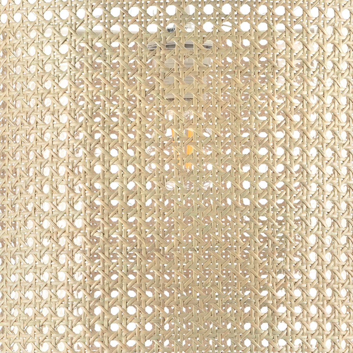 HÄNGELEUCHTE 5076 AZIZ 40/40/110 cm   - Sandfarben/Weiß, Basics, Holz/Textil (40/40/110cm)