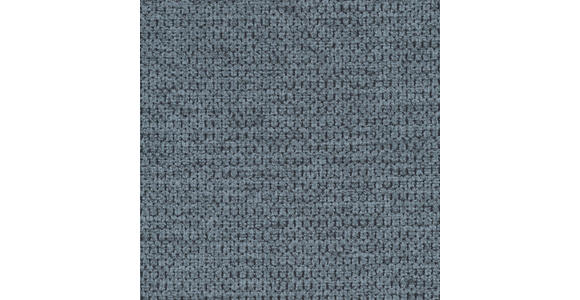 ECKSOFA Ottomane links, Eckteil  More_LZ Blau Webstoff  - Blau/Schwarz, Design, Textil/Metall (188/296cm) - Xora