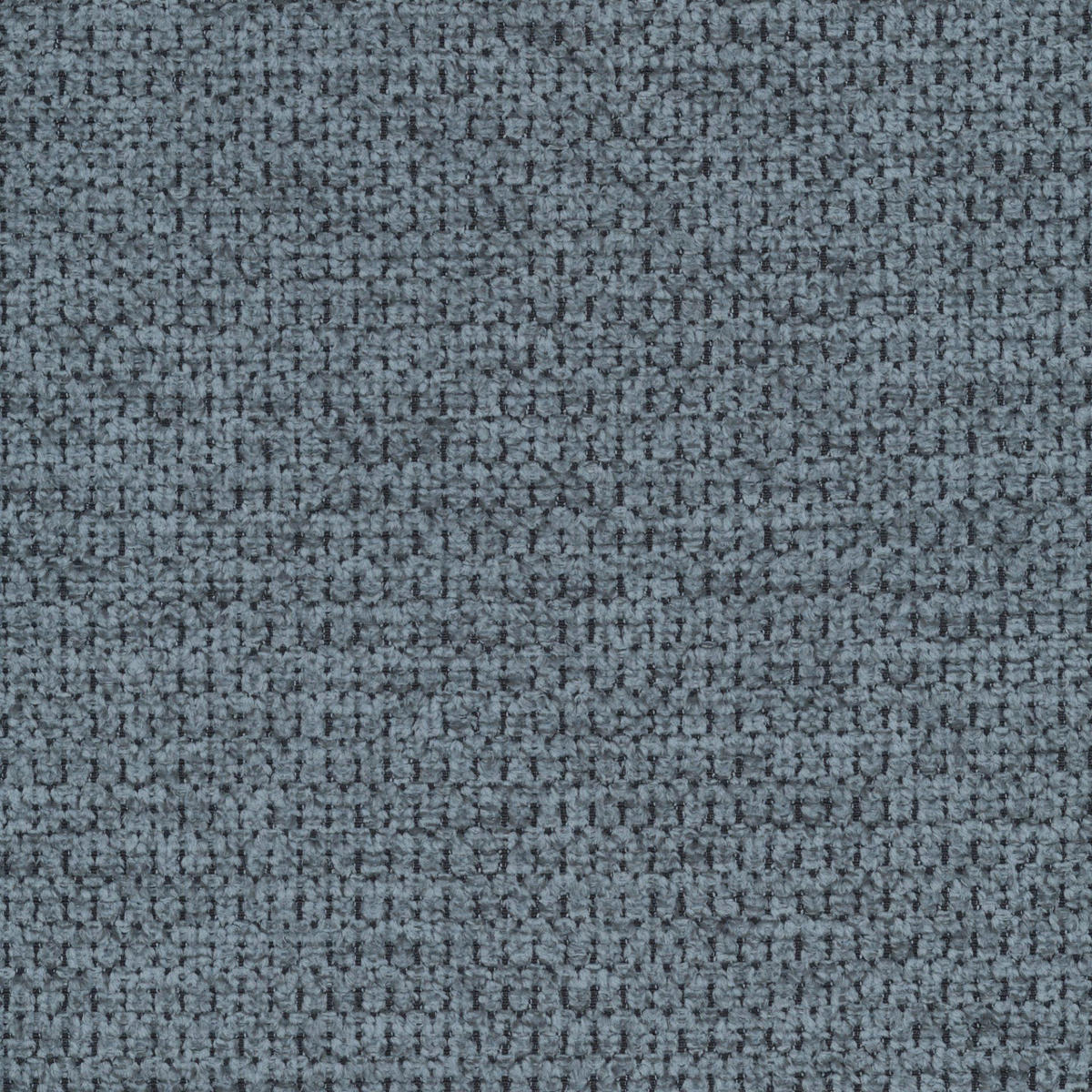 ECKSOFA Ottomane links, Eckteil  More_LZ Blau Webstoff  - Blau/Schwarz, Design, Textil/Metall (188/296cm) - Xora