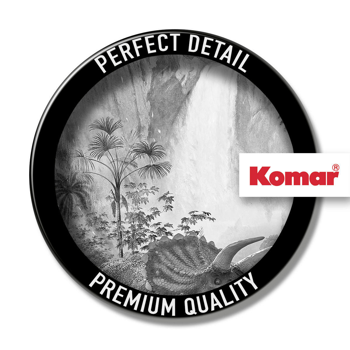 FOTOTAPET 200/280 cm  - vit/svart, Trend, papper (200/280cm)