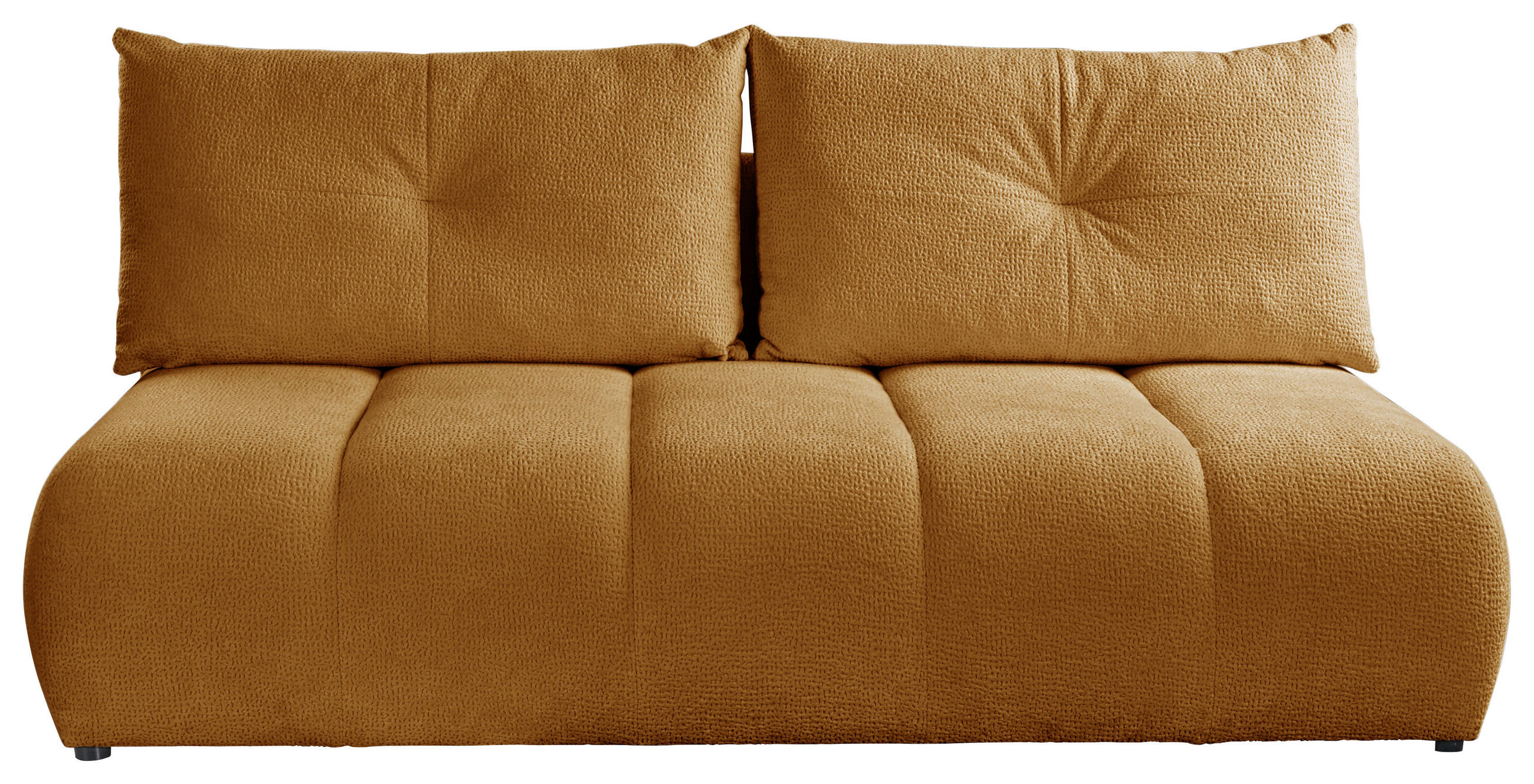 SCHLAFSOFA  mit Bettkasten erhältlich, Bettfunktion erhältlich Struktur Goldfarben  - Goldfarben/Creme, Design, Holz/Textil (209/100/103cm) - MID.YOU