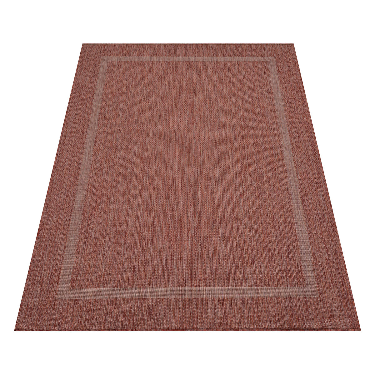 FLATVÄVD MATTA 120/170 cm Relax  - röd, Basics, textil (120/170cm) - Novel