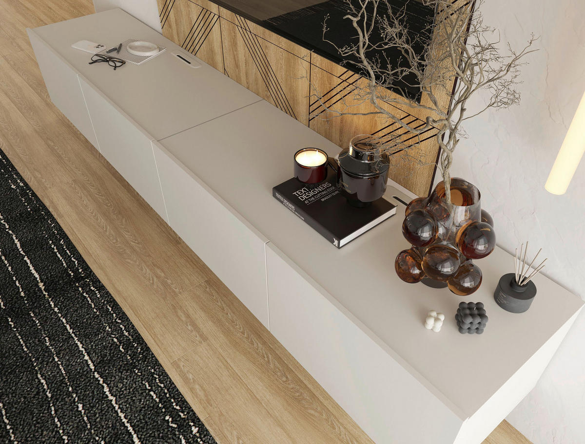 LOWBOARD Newniq  in 240/36,7/42 cm  - Kaschmir, Design, Holzwerkstoff (240/36,7/42cm) - Hom`in