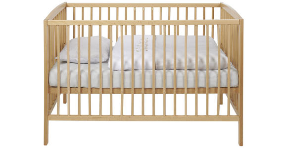 GITTERBETT Katja  124,5/65/86 cm   - Naturfarben, LIFESTYLE, Holz (124,5/65/86cm) - My Baby Lou