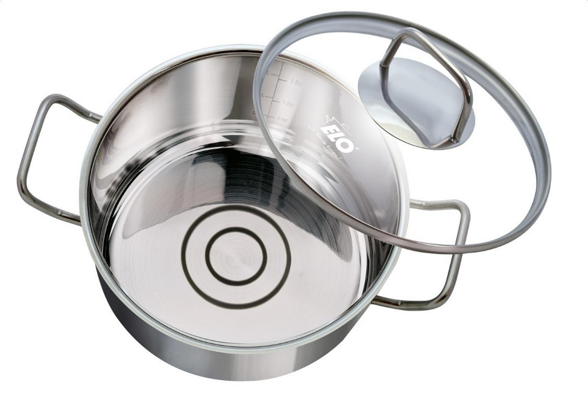 KOCHTOPFSET Profi Duo Therm 6-teilig  - Basics, Metall - ELO