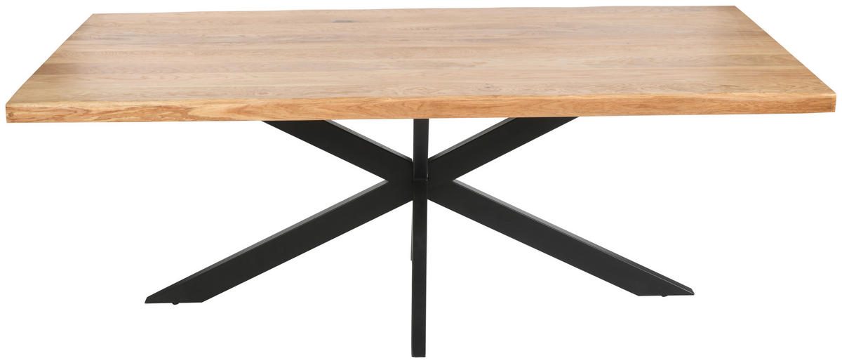 TISCHPLATTE Eiche Eichefarben  - Eichefarben, Design, Holz (180/90/5cm) - Landscape