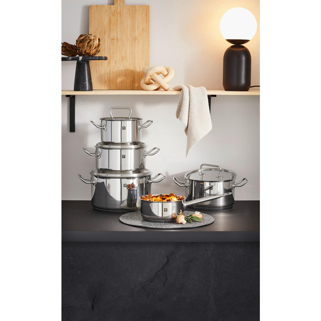 Thumbnail - Zwilling Kochtopfset Twin, Edelstahl, Metall, 5-teilig, 16 cm,20 cm,16 cm, 2,0 L,3,5 L,6,0 L,3,0 L,1,5 L, Messskala, hit...