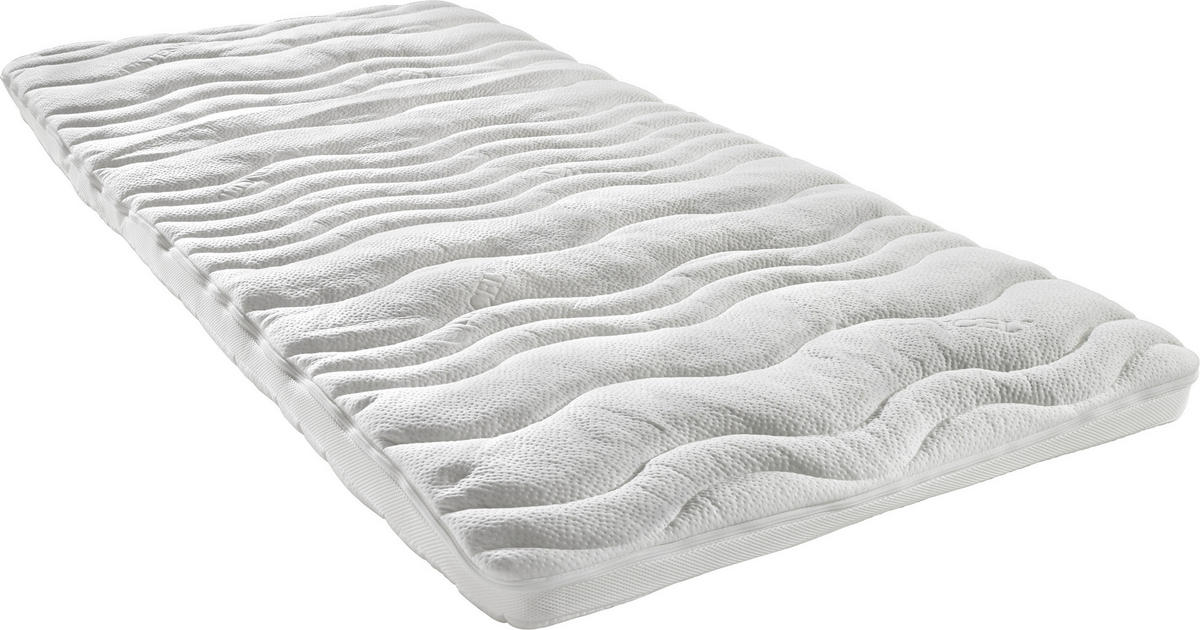 TOPPER 180/200 cm Höhe ca. 5 cm  - Weiss, Basics, Textil (180/200cm) - FAN