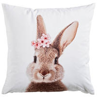 KISSENHÜLLE BUNNY 45/45 cm  - Beige/Rosa, KONVENTIONELL, Textil (45/45cm) - Esposa