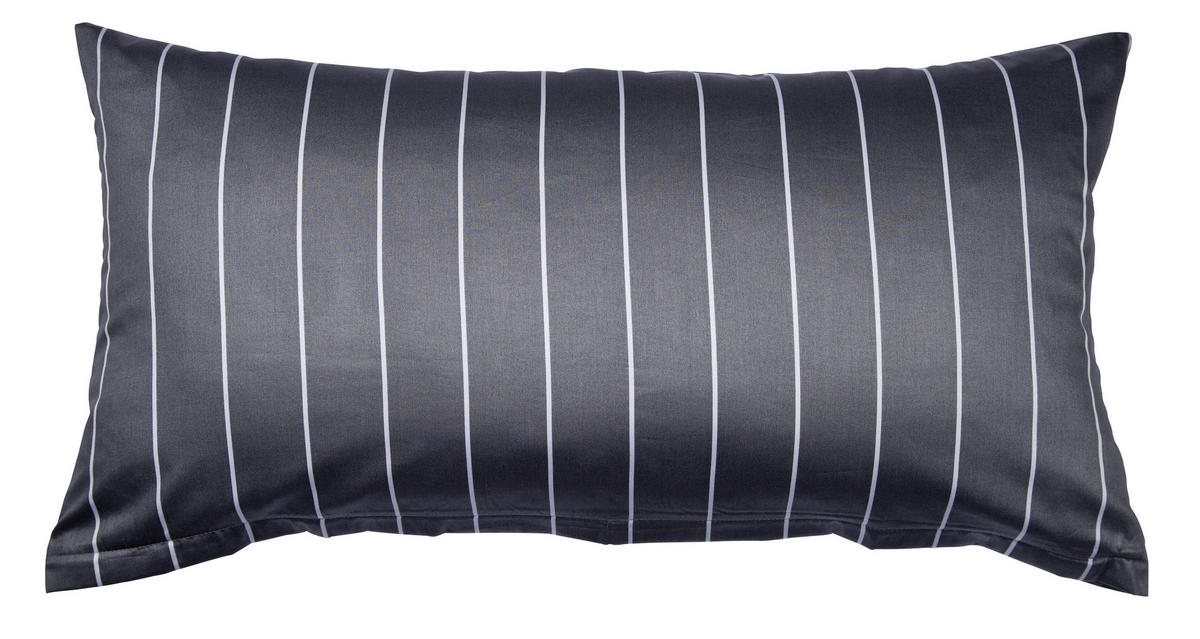 KISSENHÜLLE Giulietta 40/80 cm  - Anthrazit/Weiß, Basics, Textil (40/80cm) - Janine
