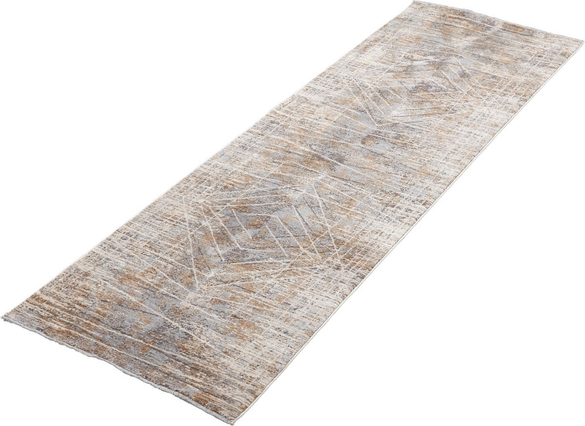 VÄVD MATTA 68/230 cm  - grå/cremefärgad, Lifestyle, textil (68/230cm) - Novel