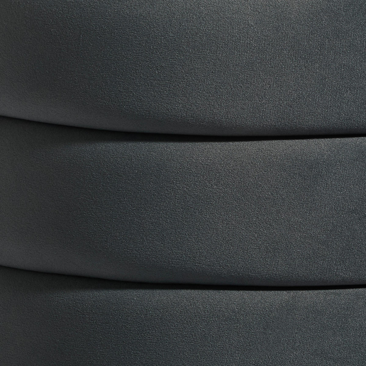 HOCKER in Metall, Textil, Holzwerkstoff Dunkelgrau  - Dunkelgrau/Schwarz, Design, Holzwerkstoff/Textil (80/42/42cm) - MID.YOU