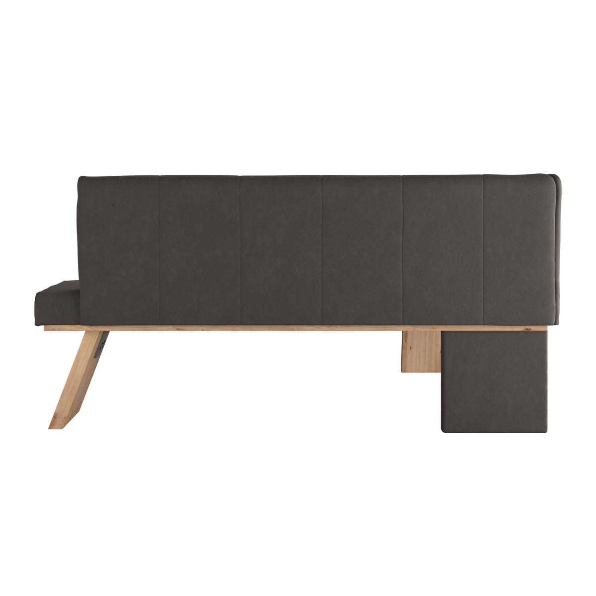 ECKBANK 150/185 cm Webstoff Anthrazit   - Eichefarben/Anthrazit, KONVENTIONELL, Textil (150/185cm) - Livetastic