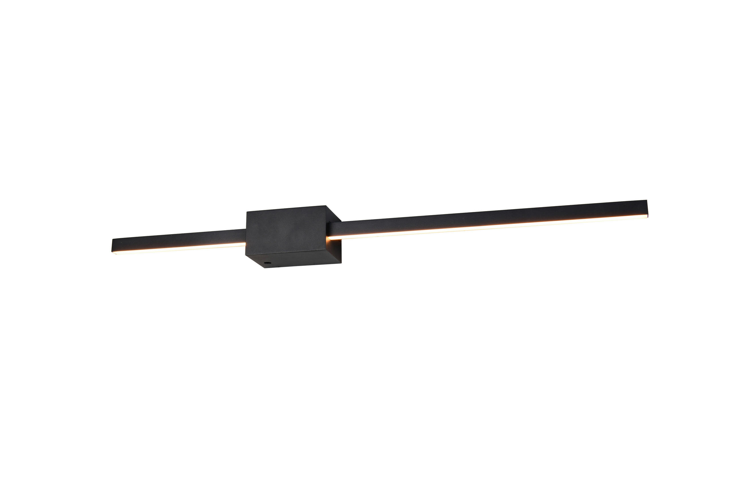 LED-WANDLEUCHTE Cassino 70,5/8,5/6 cm  - Schwarz/Weiß, Design, Kunststoff/Metall (70,5/8,5/6cm) - Trio Leuchten
