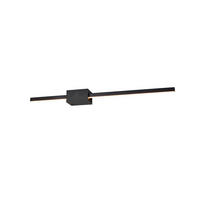 LED-WANDLEUCHTE Cassino 70,5/8,5/6 cm  - Schwarz/Weiß, Design, Kunststoff/Metall (70,5/8,5/6cm) - Trio Leuchten