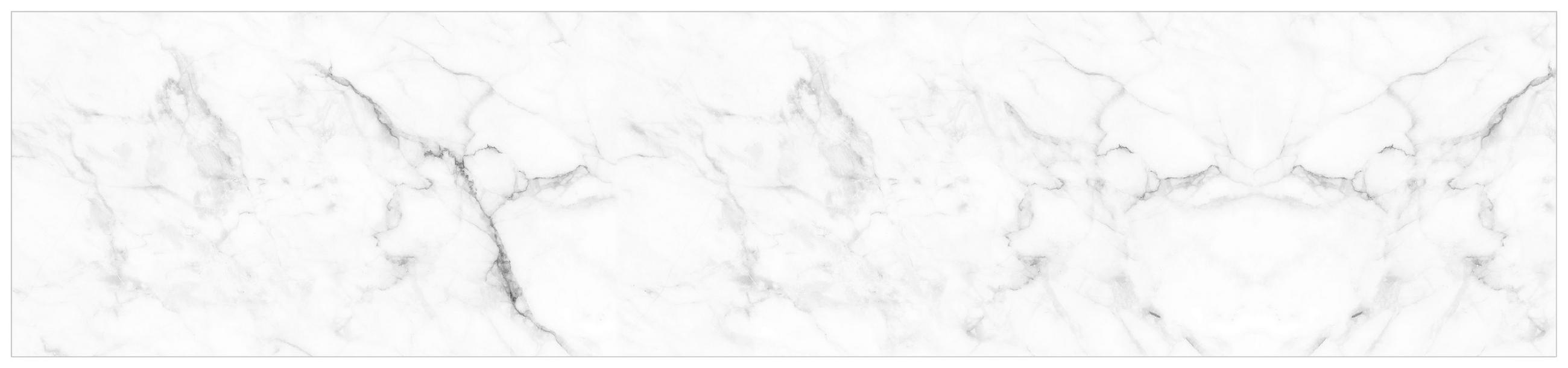 KÜCHENRÜCKWAND  - Weiß, Basics, Kunststoff/Metall (240/53,7/0,6cm) - Fani