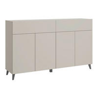 SIDEBOARD  160/95,4/39 cm 2 Schublade(n)  - Kaschmir/Schwarz, Design, Holzwerkstoff/Kunststoff (160/95,4/39cm) - P & B